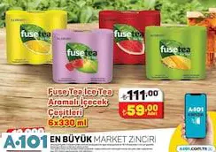 FUSE TEA SOĞUK ÇAY ÇEŞİTLERİ 6X330ML İCE TEA